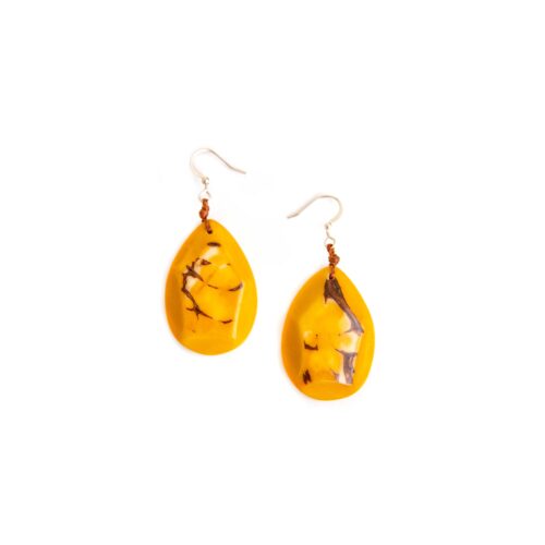 Organic Tagua Jewelry - Amalia Earrings