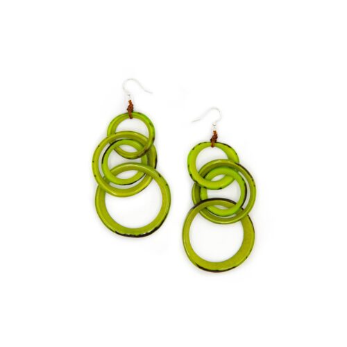 Yazmine Earrings-Lime